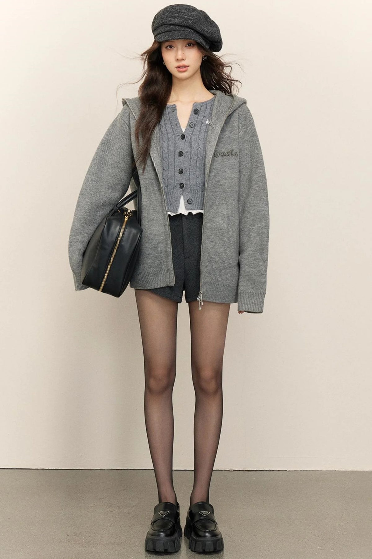 Cozy Twisted Pink Cardigan