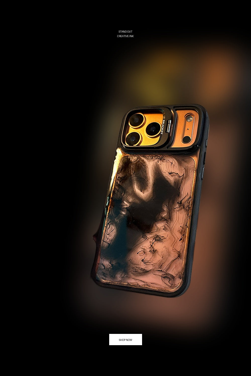 Pinterest Pin for Creative Ink Wash Invisible Stand Gradient iPhone Case iPhone 17 / Ink Wash Invisible Stand