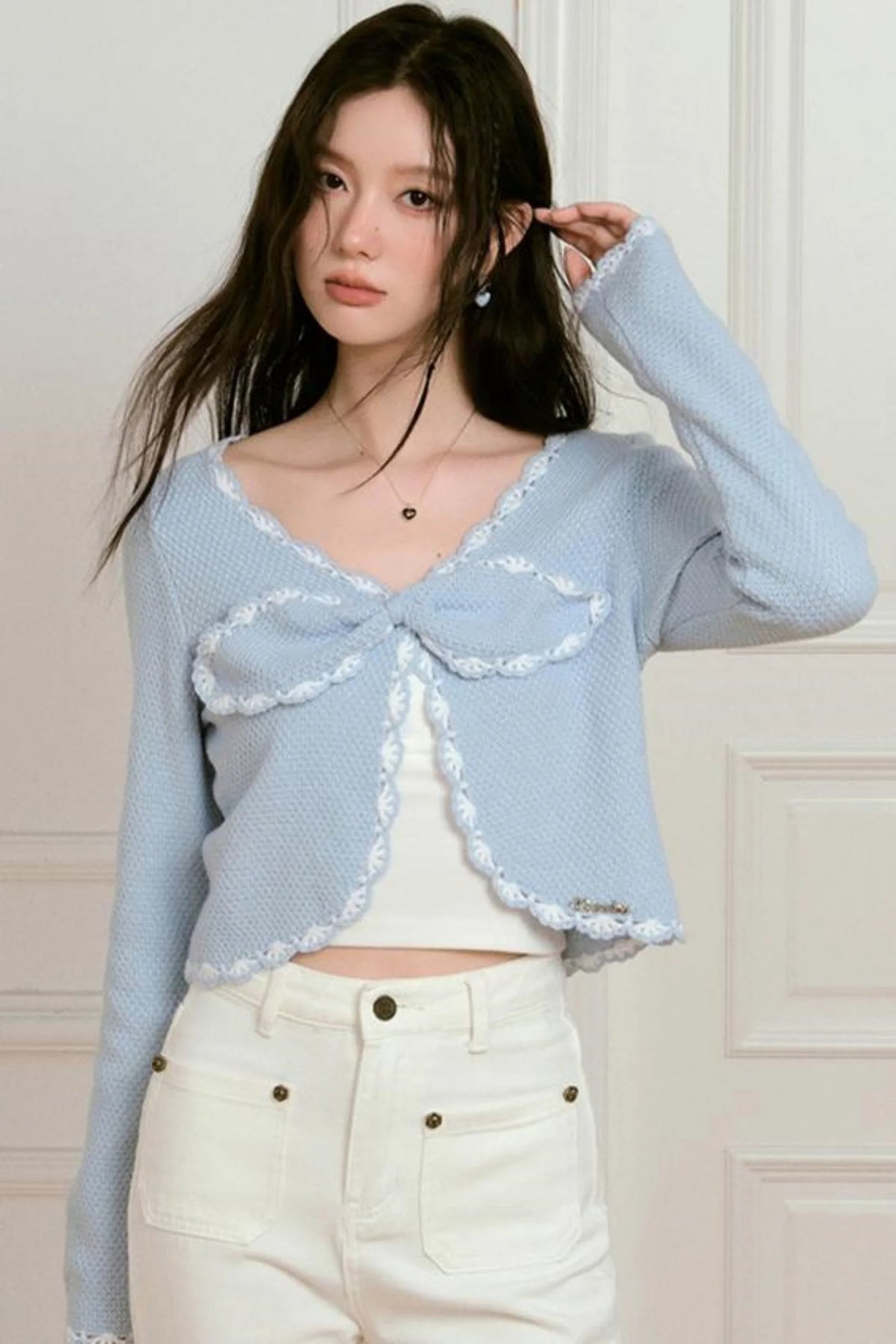 Crochet Color Clash Cardigan