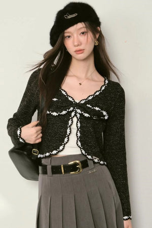 Crochet Color Clash Cardigan
