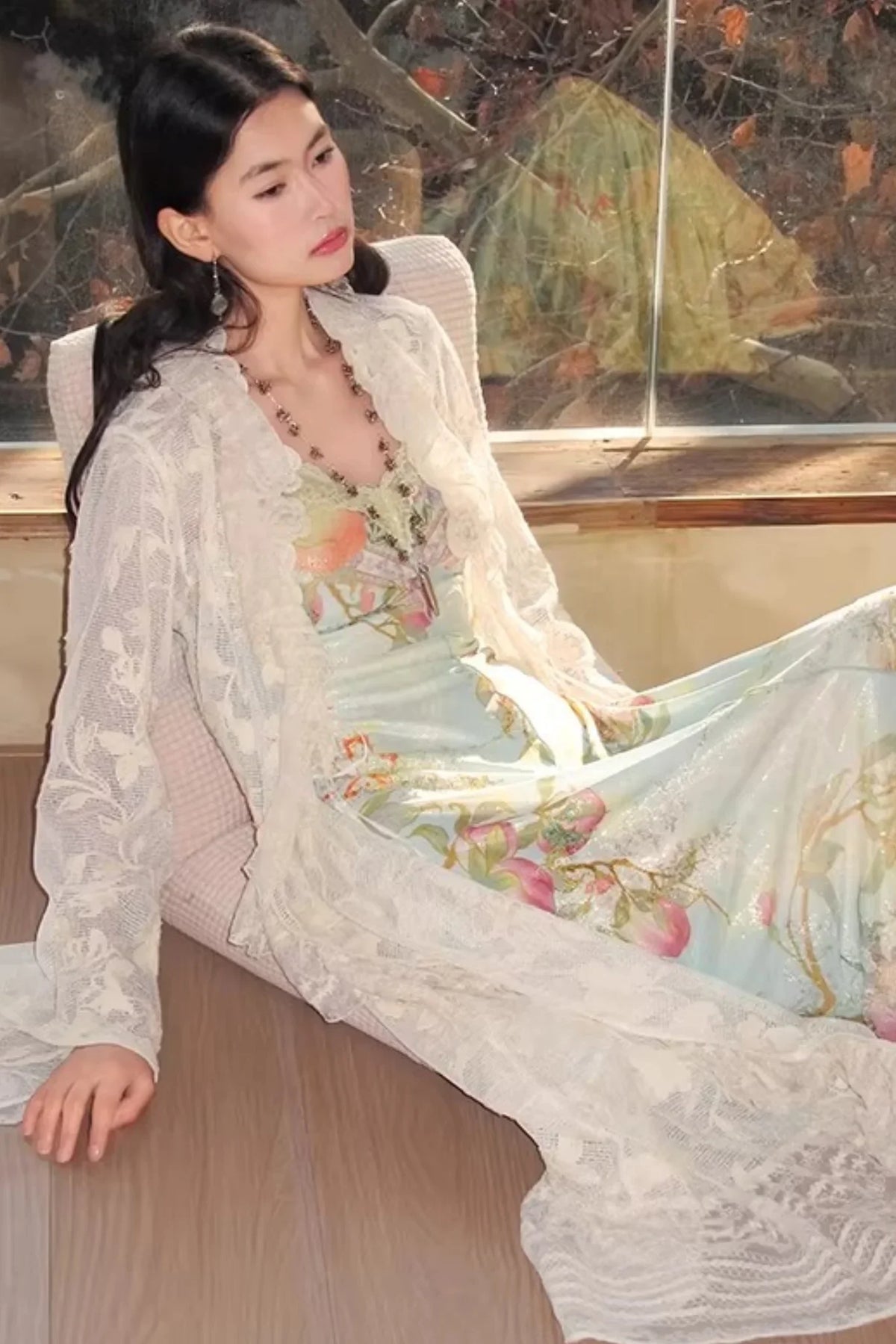 Crochet Lace Goddess Cardigan