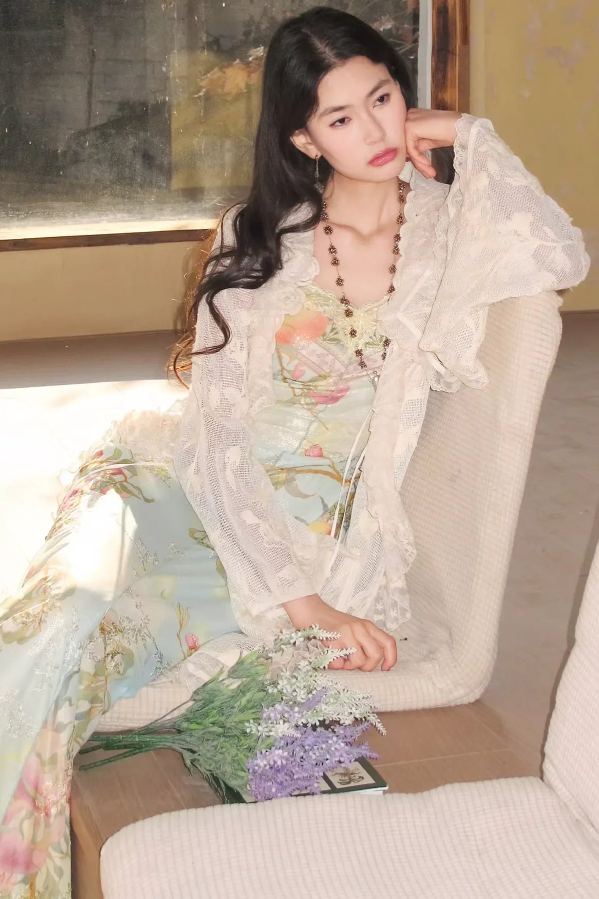 Crochet Lace Goddess Cardigan