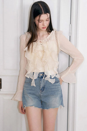 Cropped Two-Piece Cardigan Set