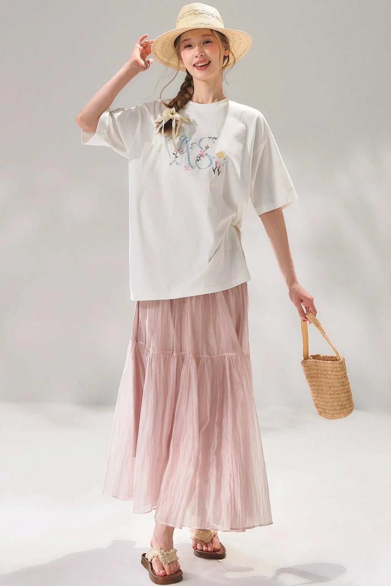 Cross-Stitch Embroidered Top