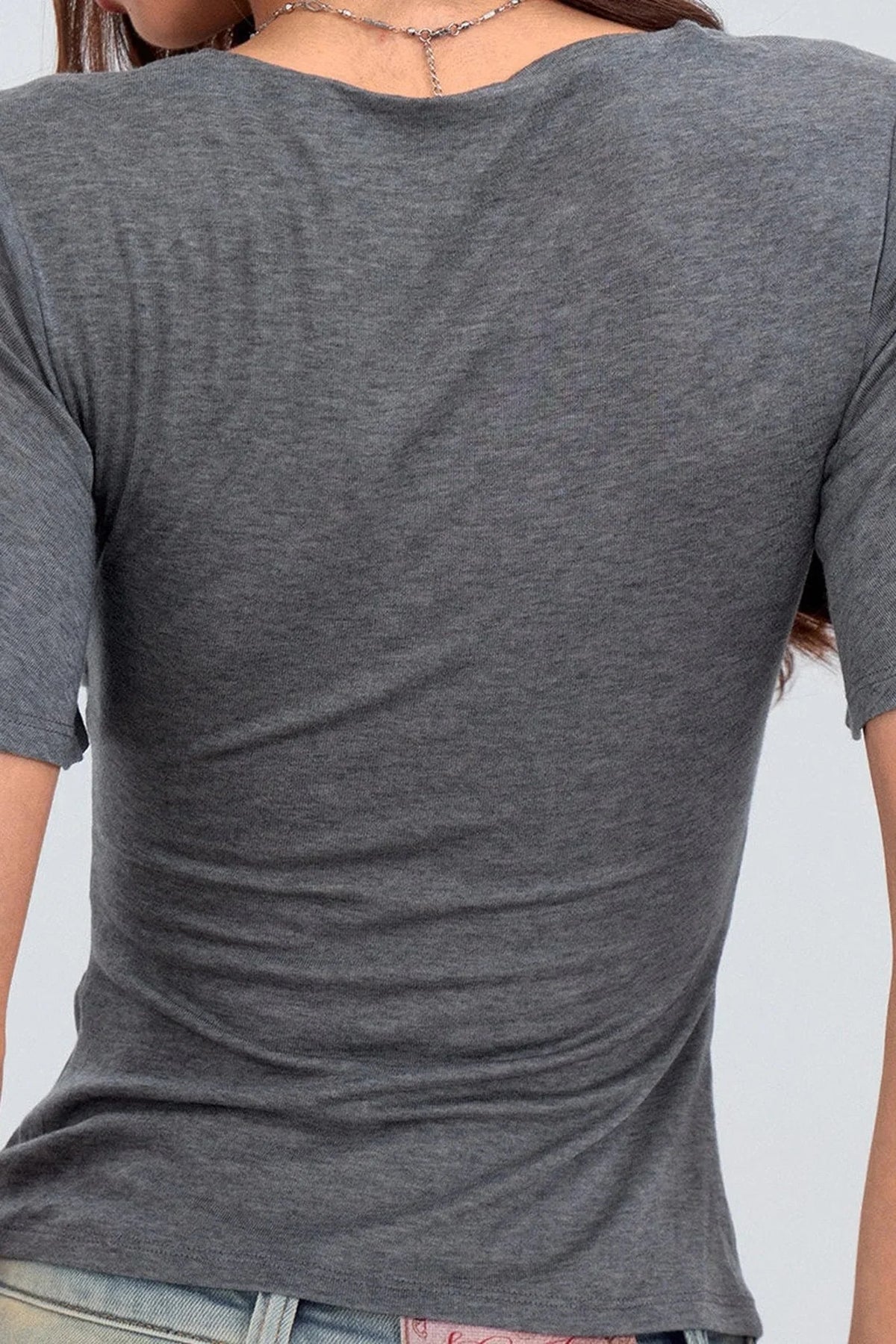 Cross-Twisted Tencel Wool X-Line Top