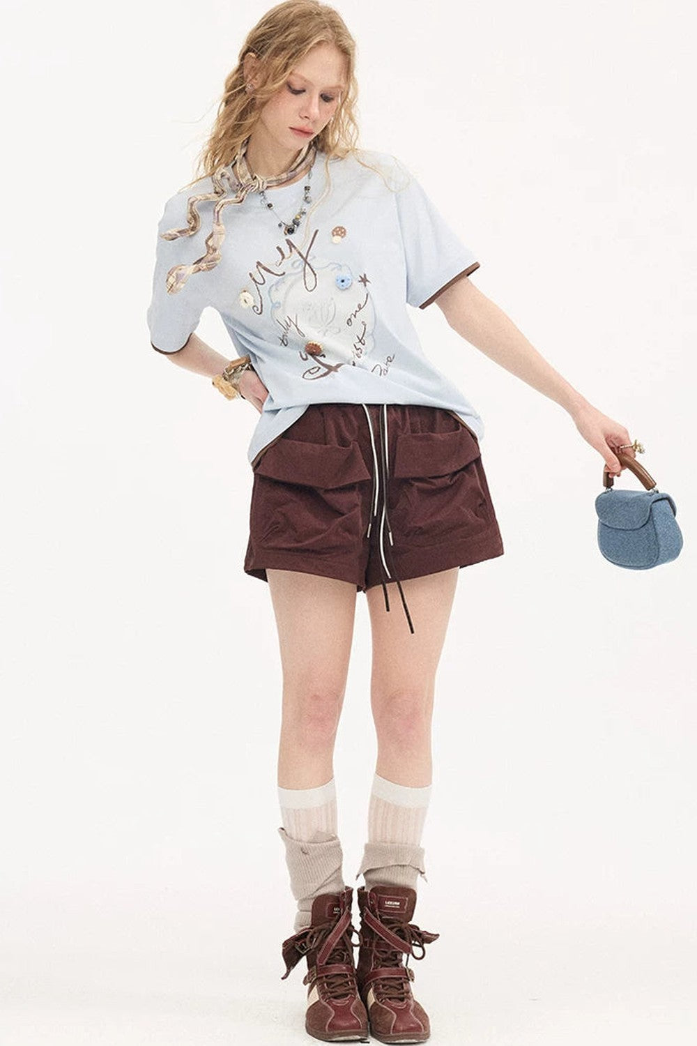 Cuffed Pocket Cargo Shorts