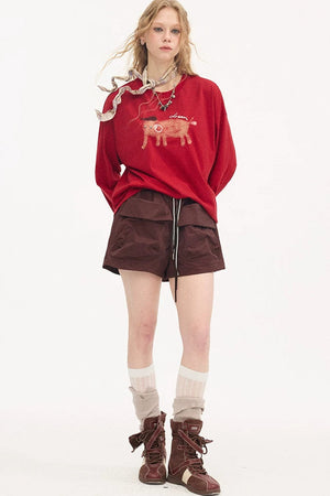 Cuffed Pocket Cargo Shorts