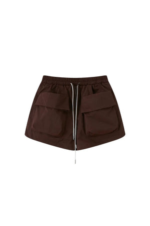 Cuffed Pocket Cargo Shorts