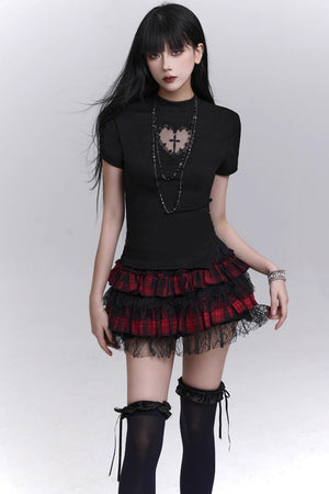 Curve Line Slim Skirt