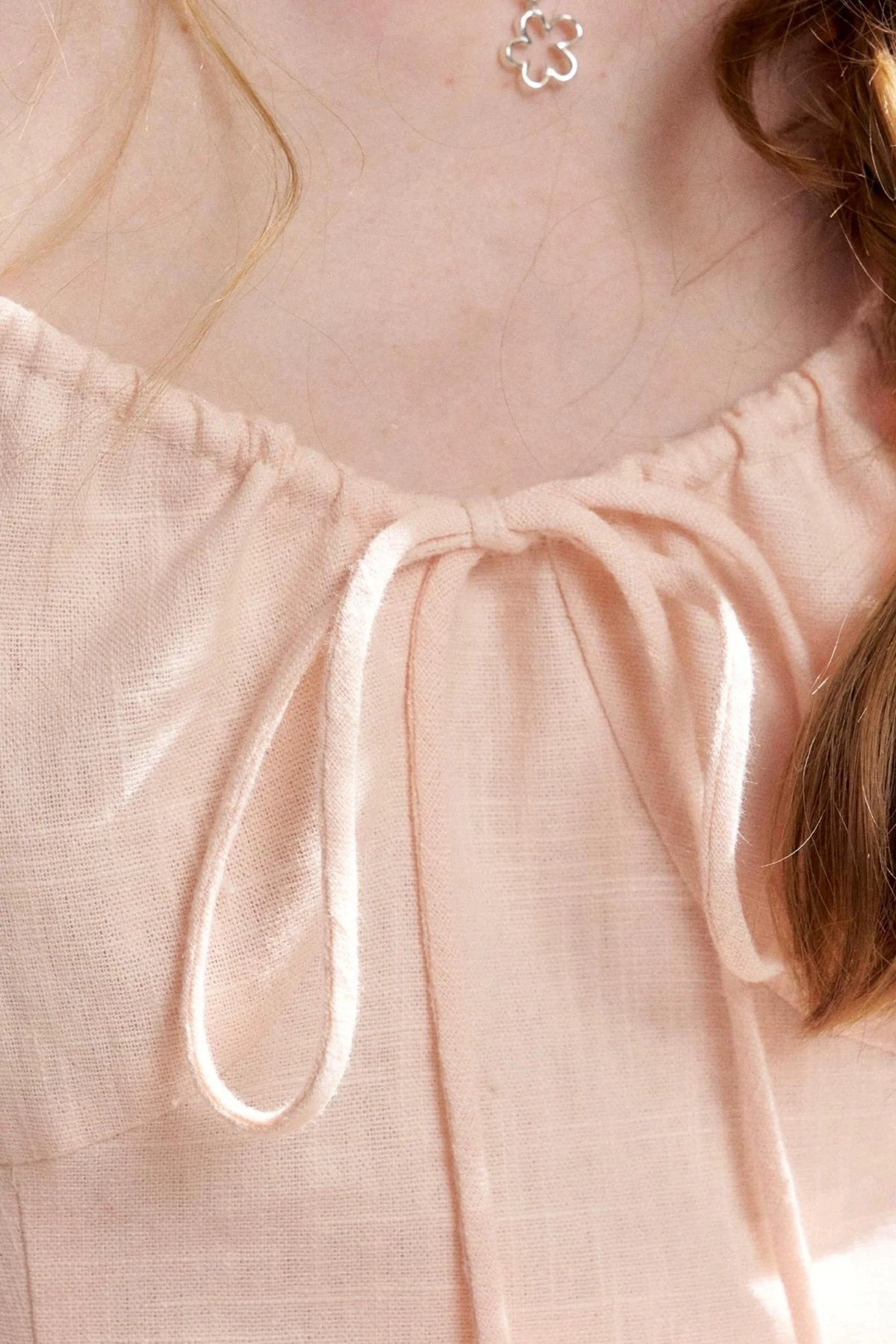 Custom-Dyed Lace A-Line Dress