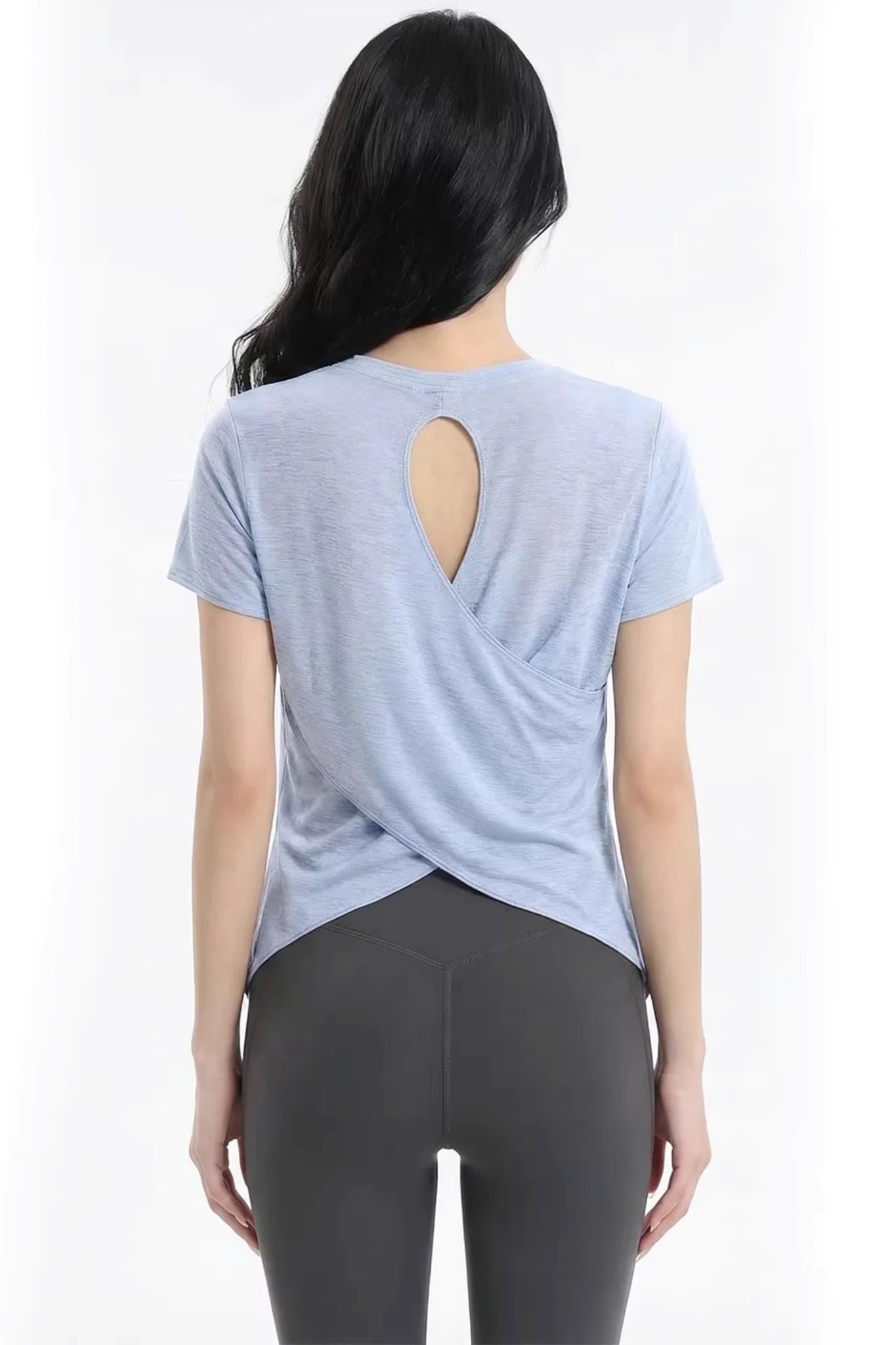 Cut-Out Back Yoga Top