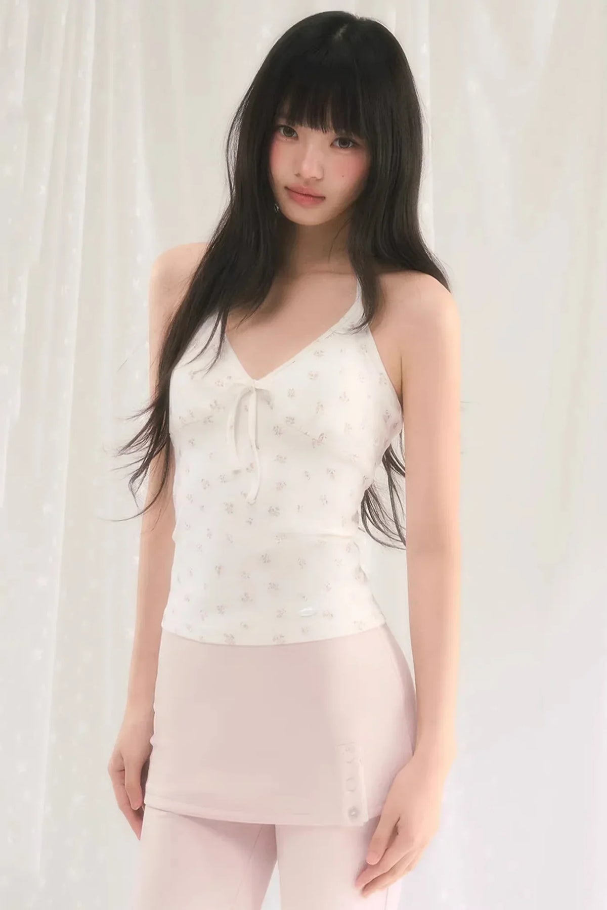 Cut Out Jacquard Knit Cardigan Set-Up