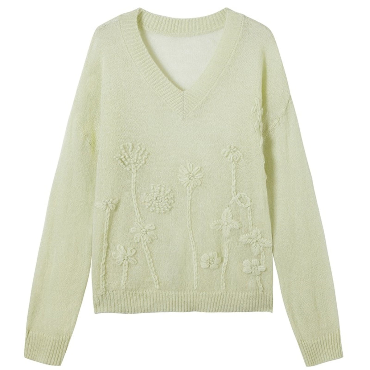 Cut-Out Knitted Sweater