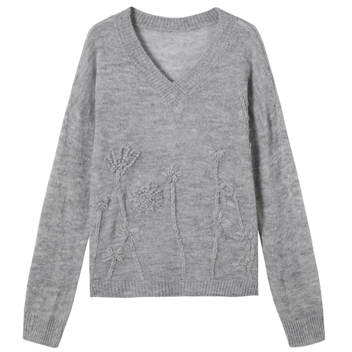 Cut-Out Knitted Sweater