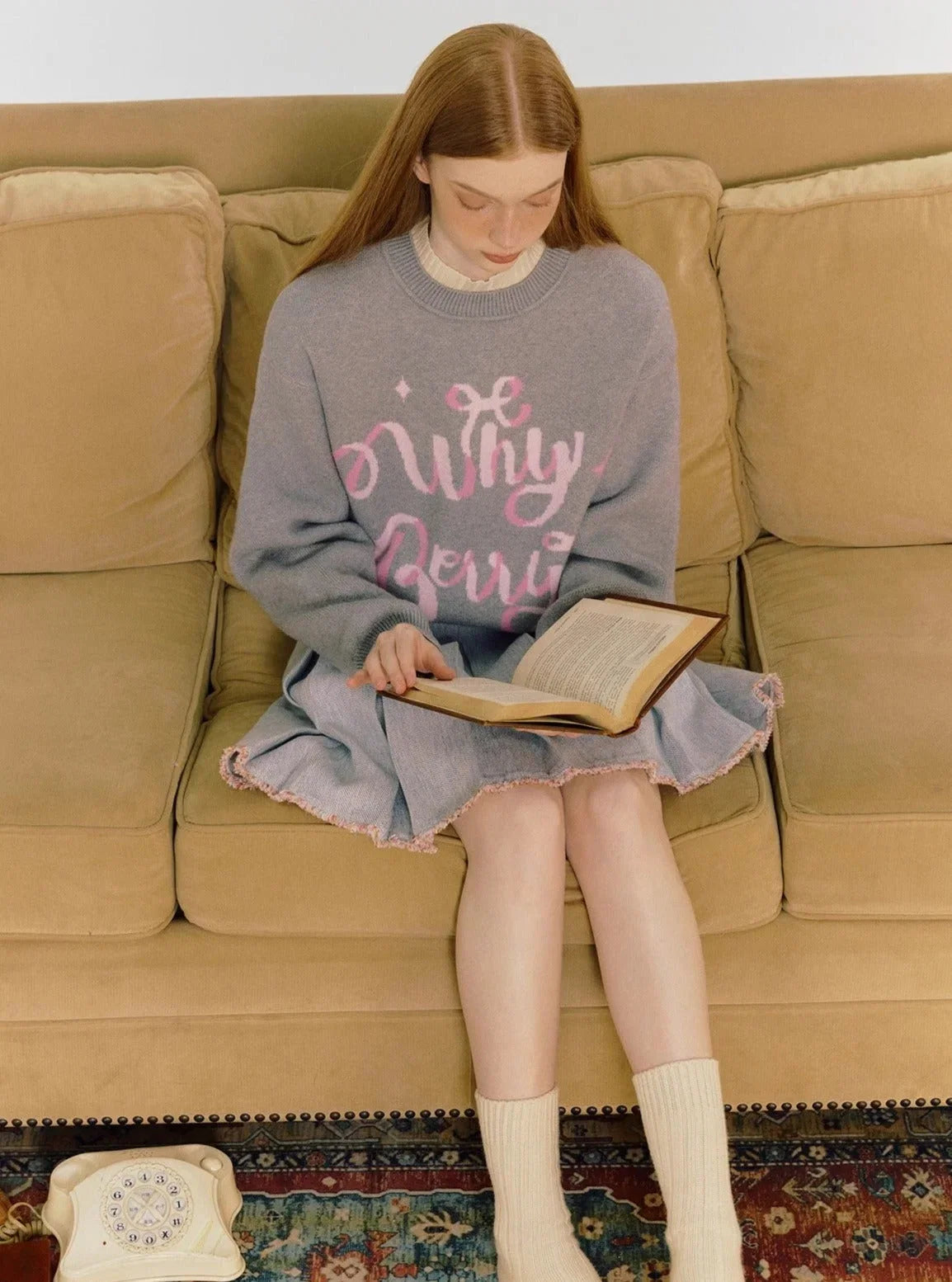 Cute Alphabet Sweater Outer