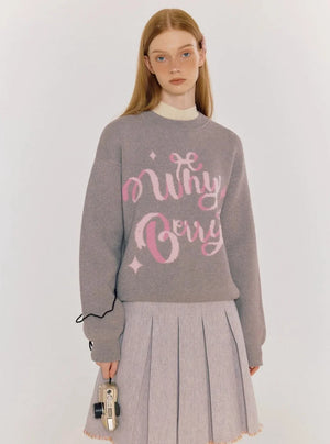 Cute Alphabet Sweater Outer