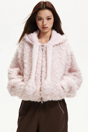 Cute Dog Ears Wool Coat