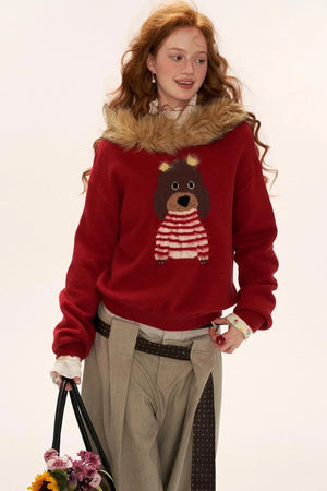 Cute Dog Hooded Sweater