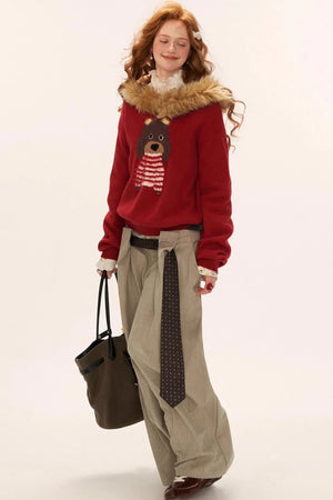 Cute Dog Hooded Sweater