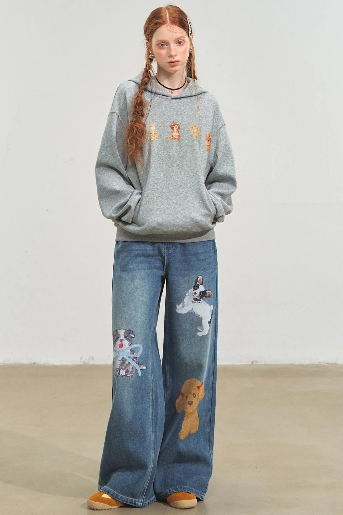 Cute Pet Party Hooded Top