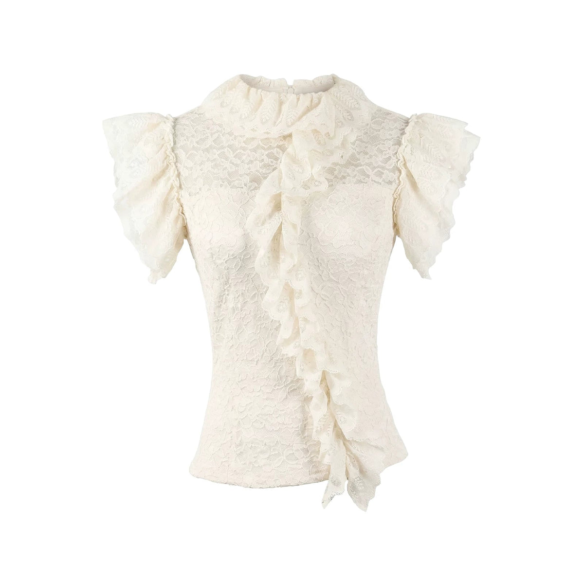Daffodil Lace Ruffled Top Set-Up