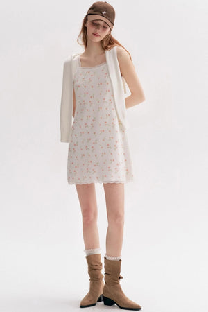 Daisy Whisper Knit Vest Dress