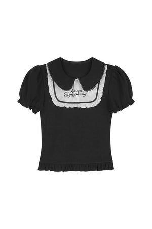 Dark Lolita Doll Collar Top Set-Up