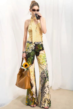 Dark Moon Leopard Print Pants