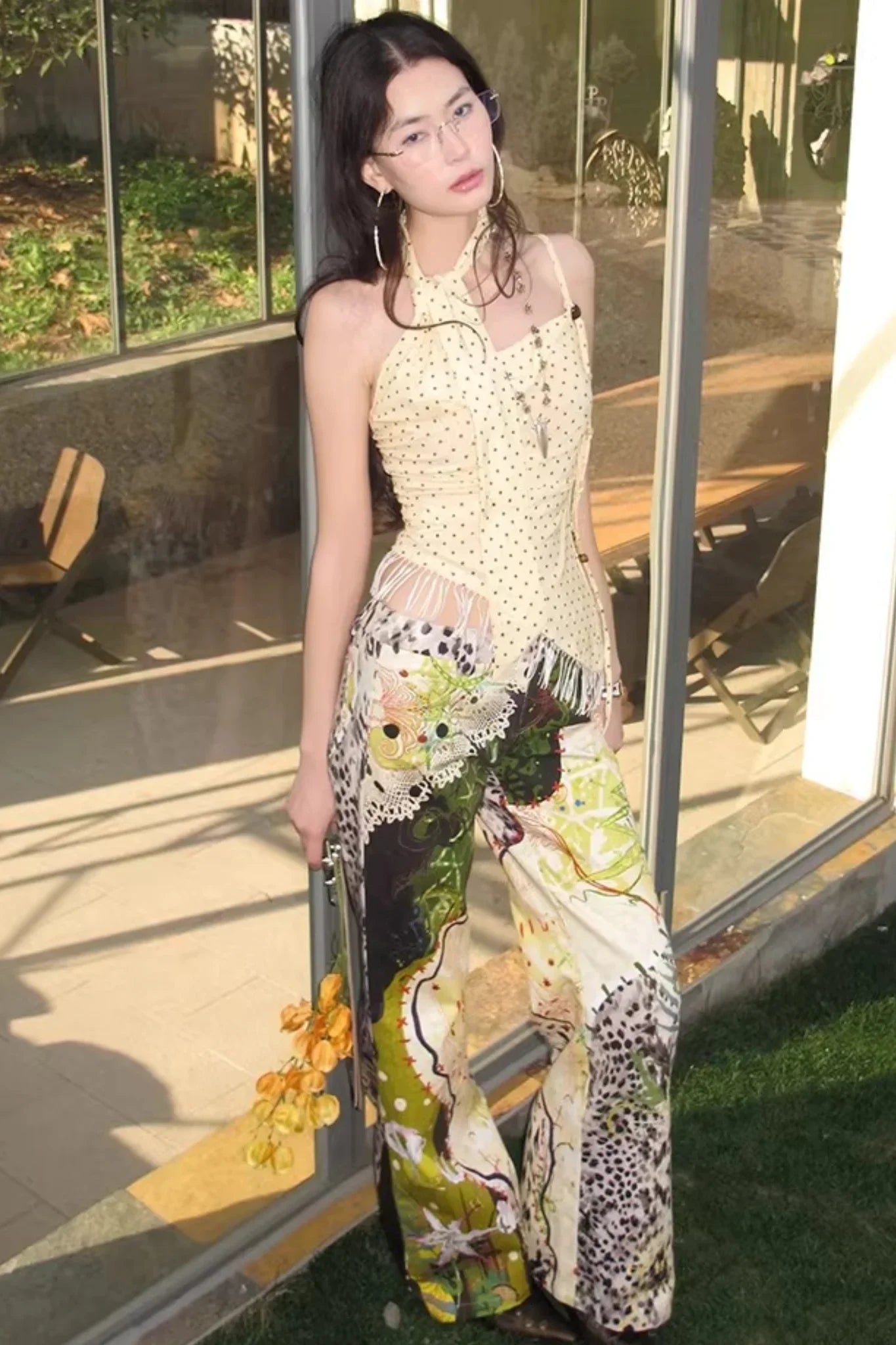 Dark Moon Leopard Print Pants