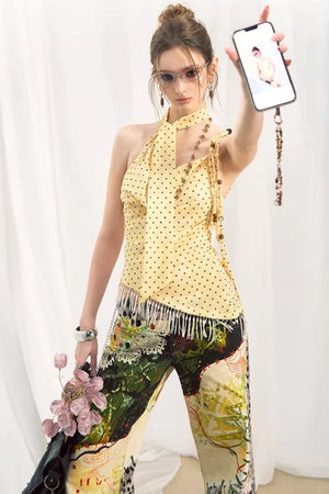 Dark Moon Leopard Print Pants