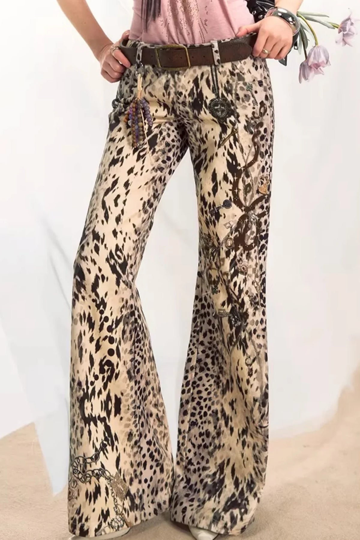 Dark Moon Leopard Print Pants