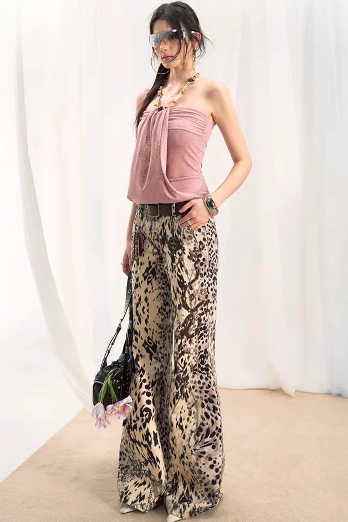 Dark Moon Leopard Print Pants