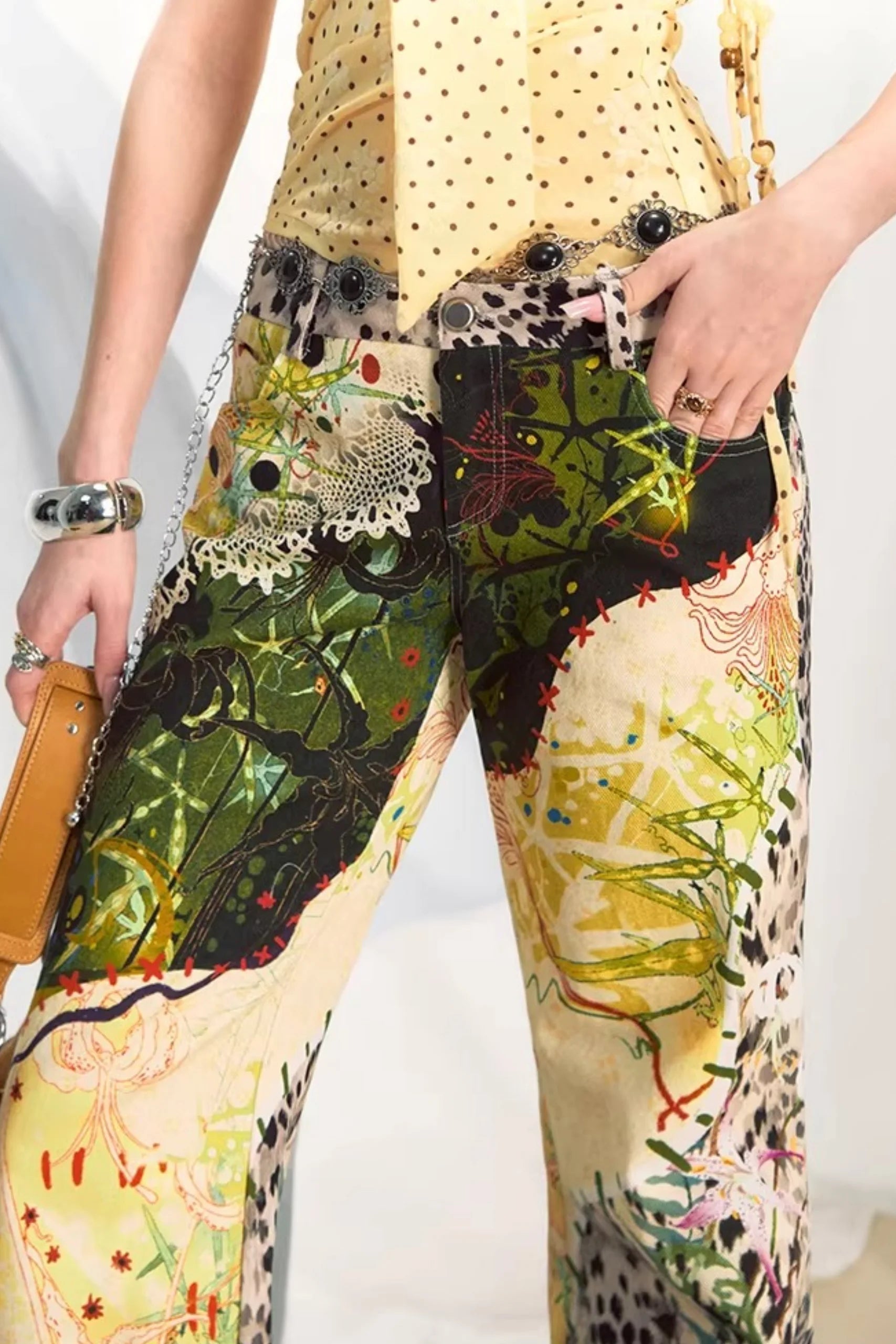 Dark Moon Leopard Print Pants