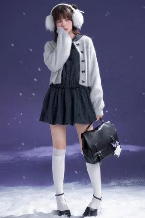 Dark Night Blue Bud Dress Set-Up