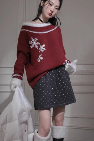 Dark Night Woolen Skirt