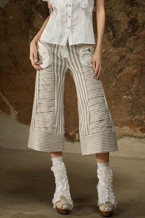 Dark Punk Cropped Pants