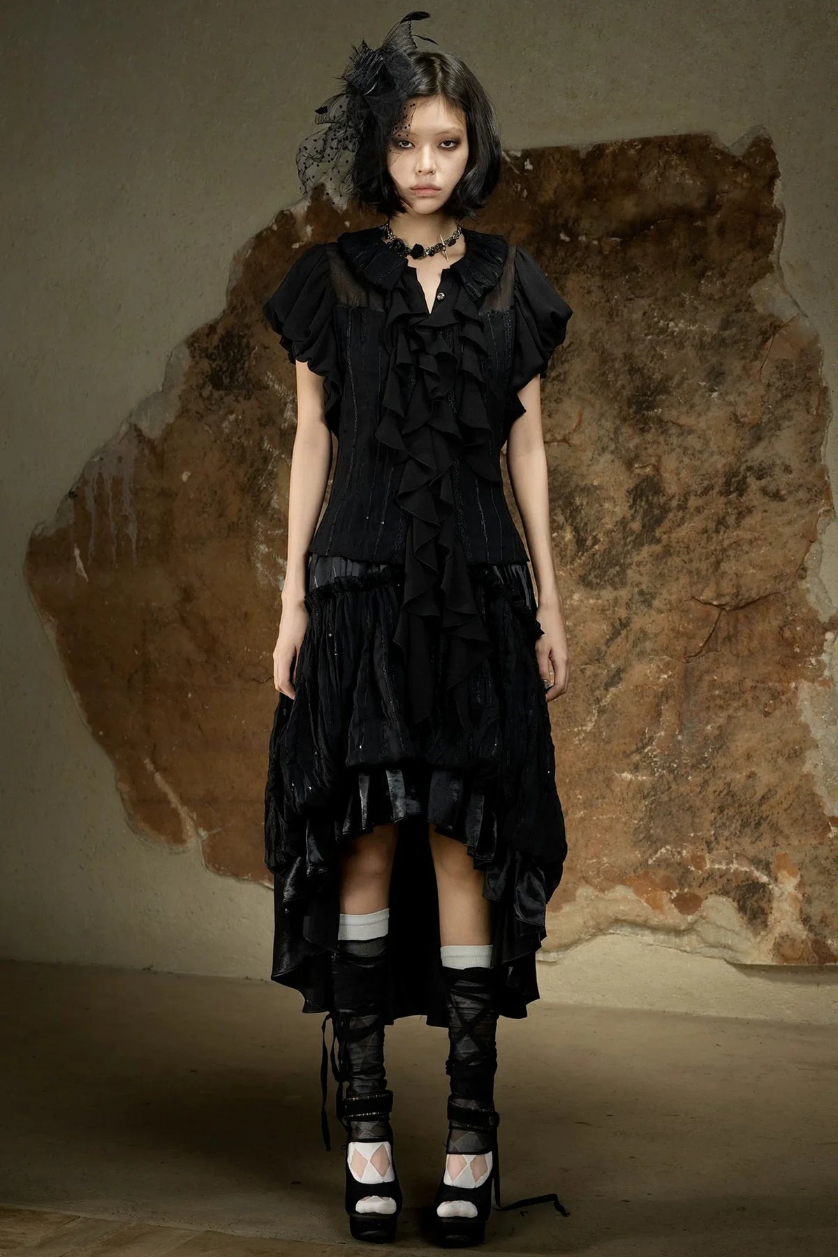 Dark Punk Retro Blouse