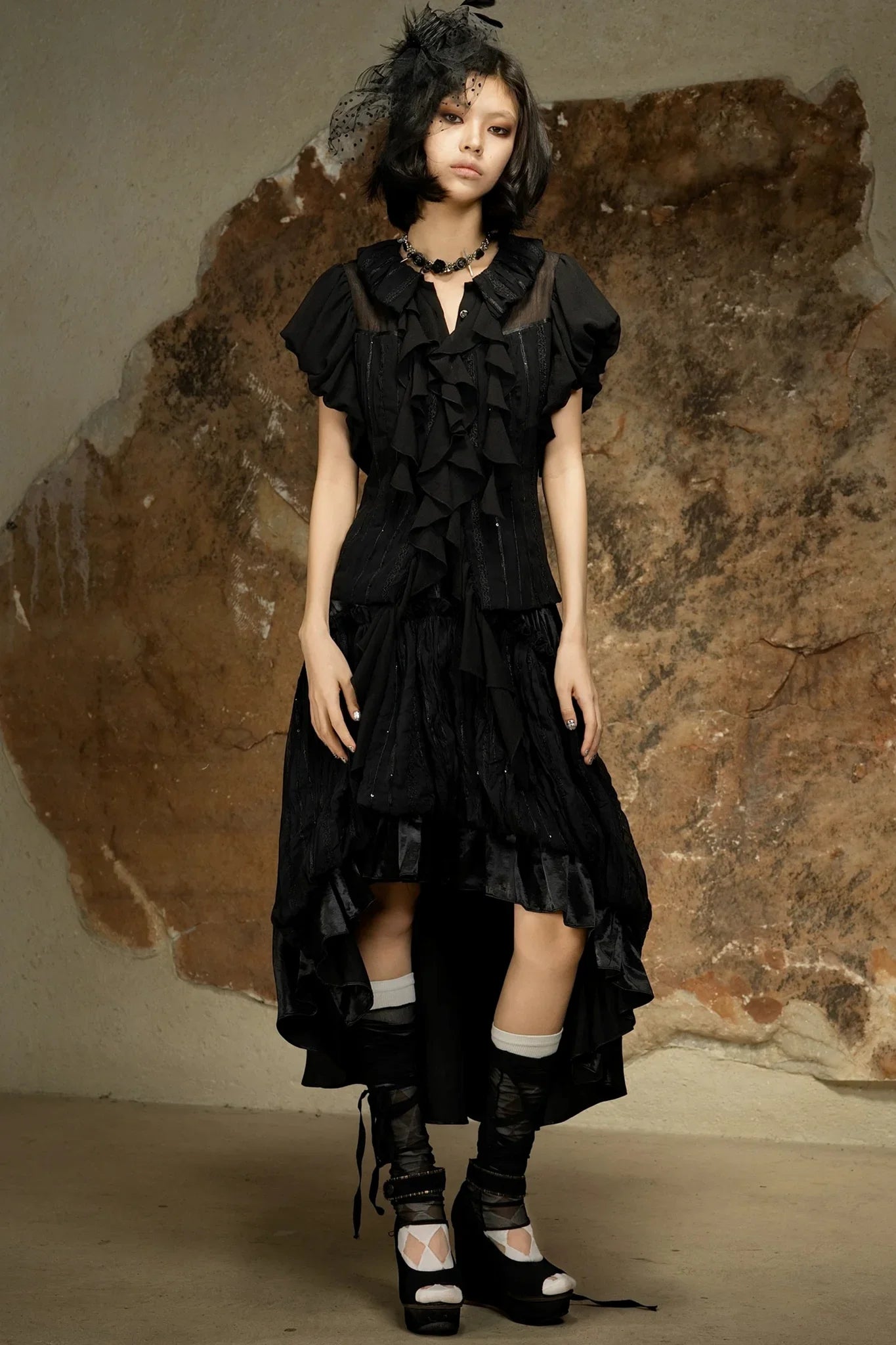 Dark Punk Retro Blouse
