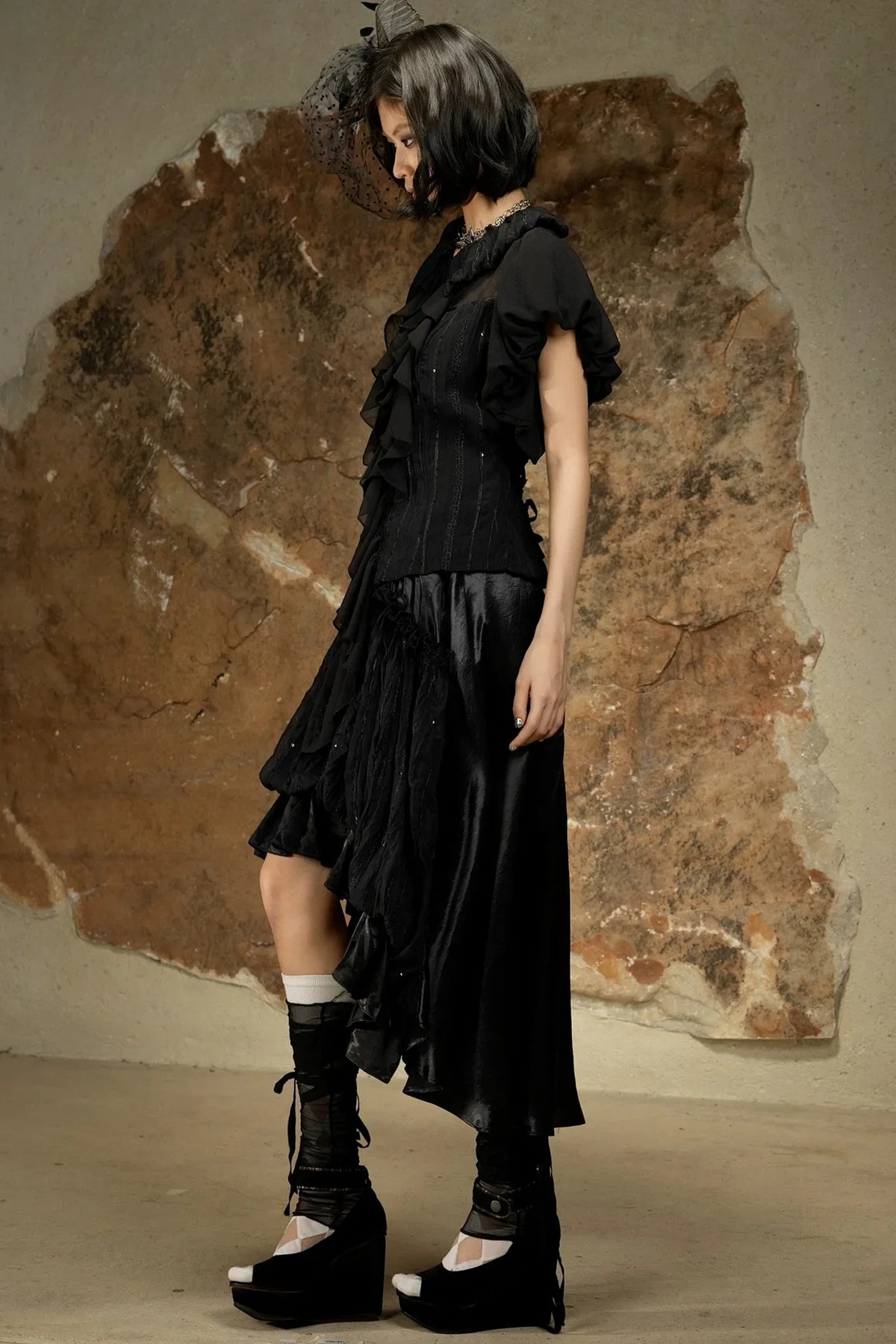 Dark Punk Retro Blouse