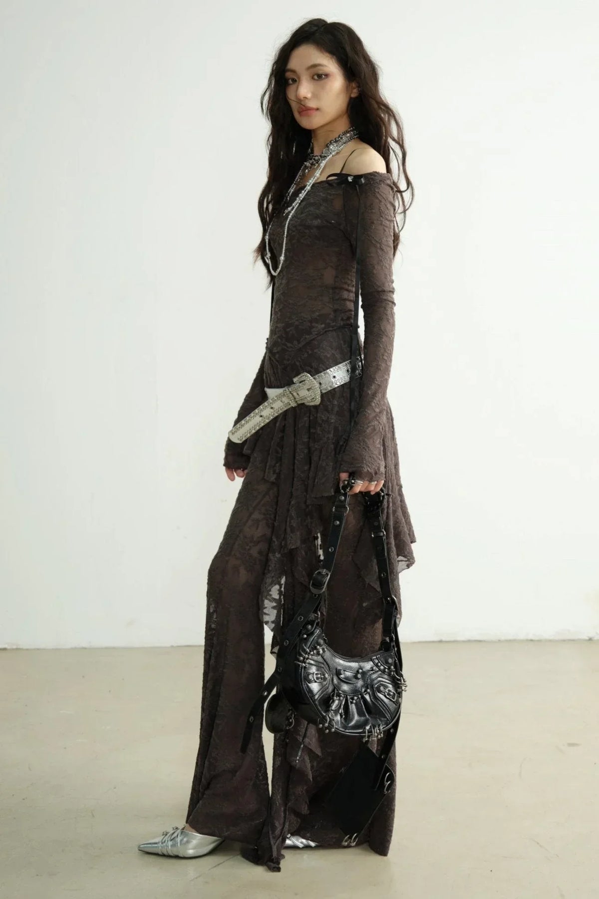 Dark Stray Fairy Irregular Ruffle Wasteland Set-Up