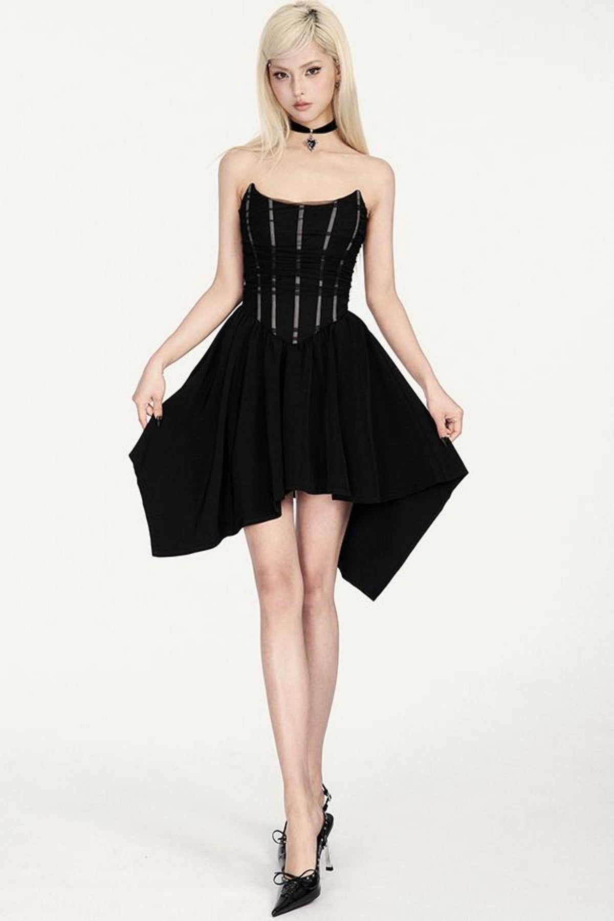 Dark Venus Fishbone Dress