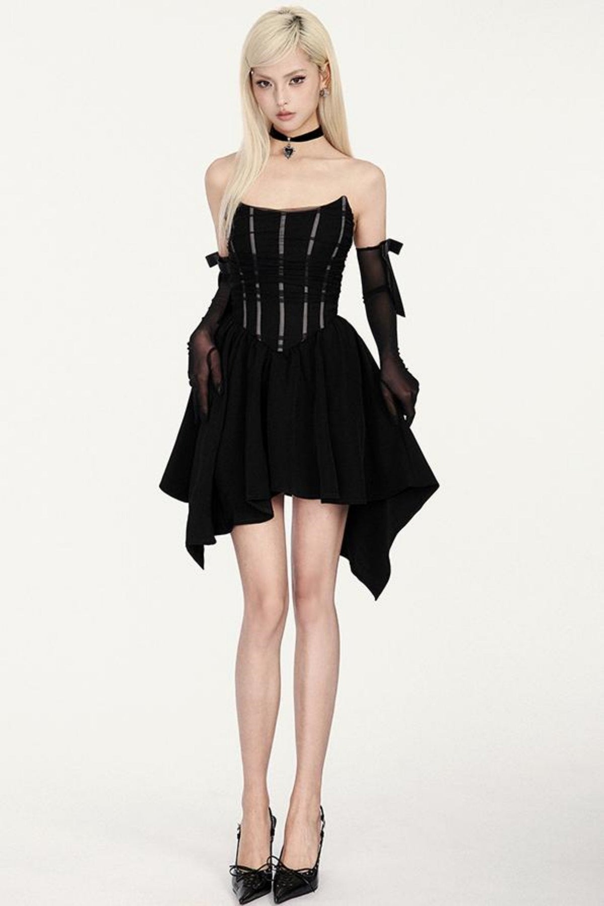 Dark Venus Fishbone Dress