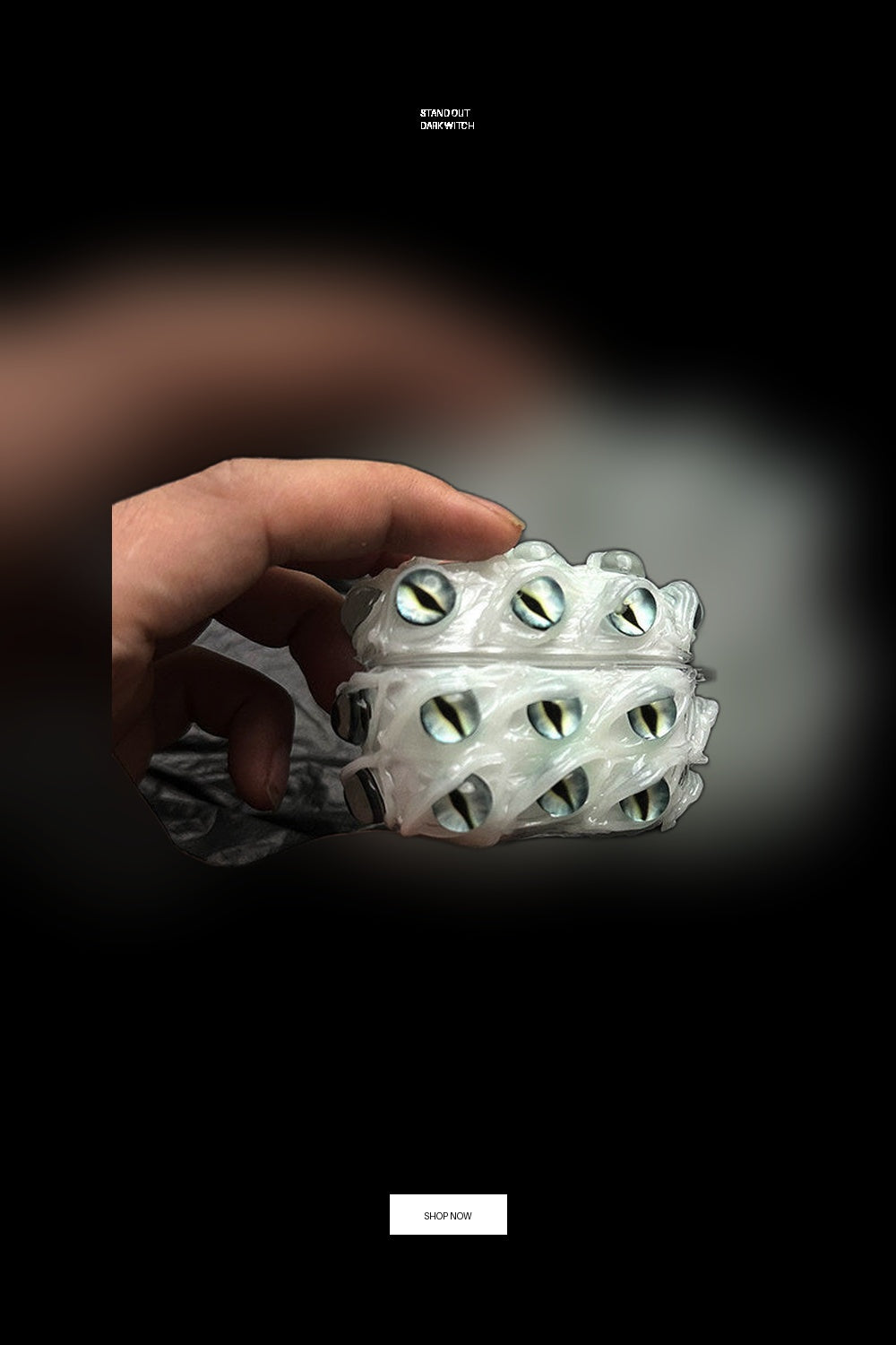 Pinterest Pin for Dark Witch Eye AirPods Case - Unique Horror Style Cover Apple AirPods Pro / Witch Eye