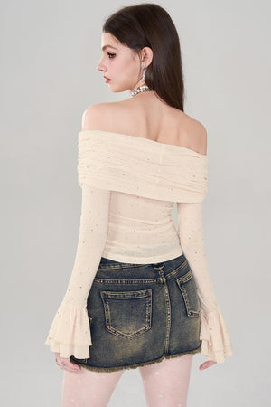 Dazzling Rhinestone Top