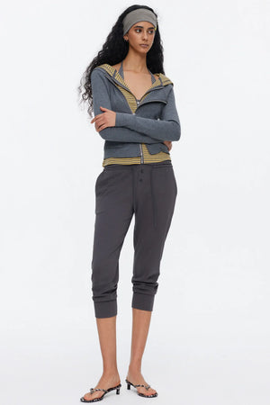 Deconstructed Color-Blocked Sweatshirt