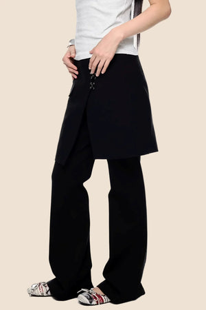 Deconstructed Vintage Flared Pants