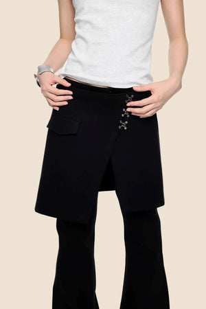 Deconstructed Vintage Flared Pants