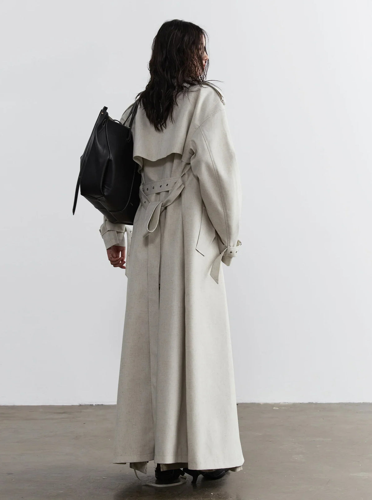 Decorated Genderless Long Trench Coat