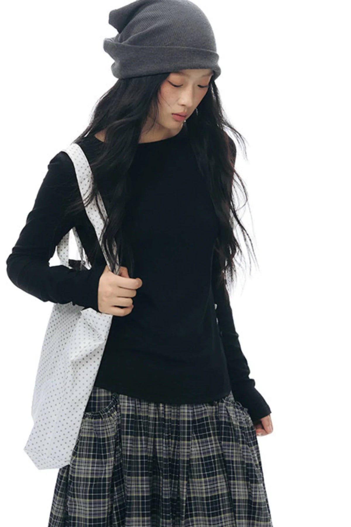 Decorative Button Layered Top