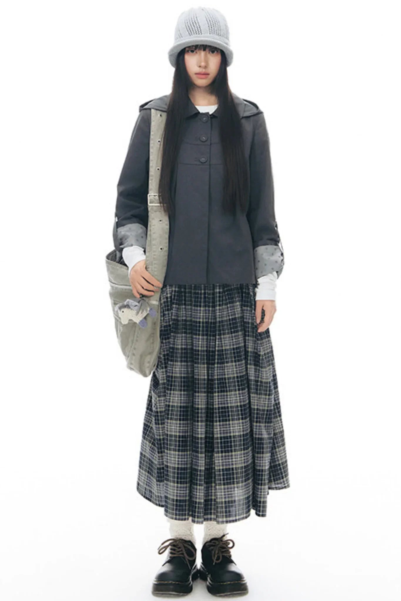 Decorative Button Layered Top